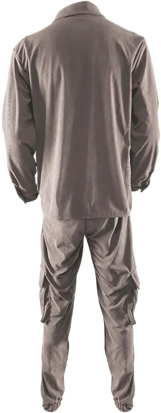 2 Pcs Halloween Renaissance Costume Set Travel Jacket With Hidden Pockets Mens Slim Fit Sweatshirt Mens Linen Outfit