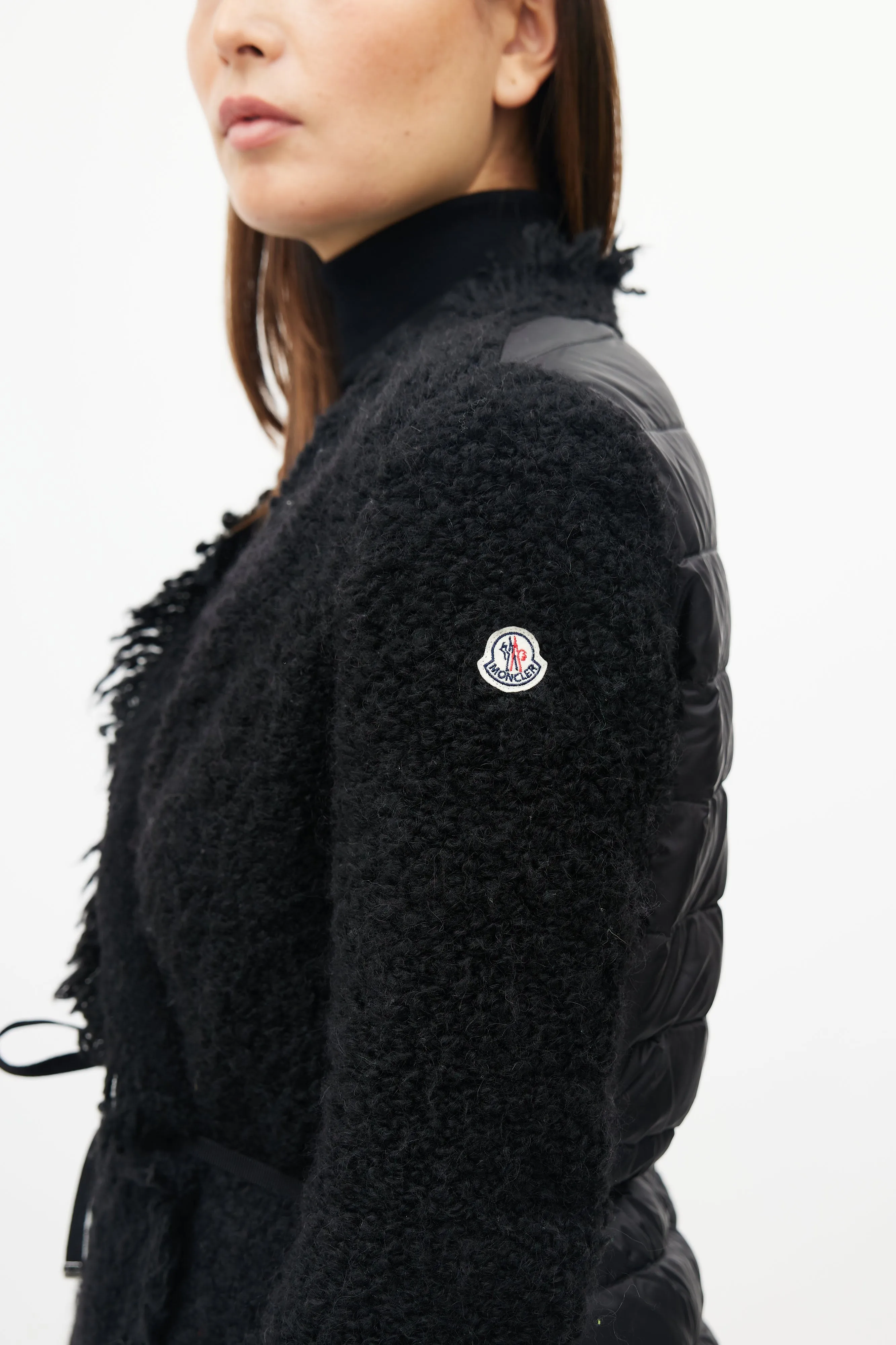 Black Maglia Down Cardigan