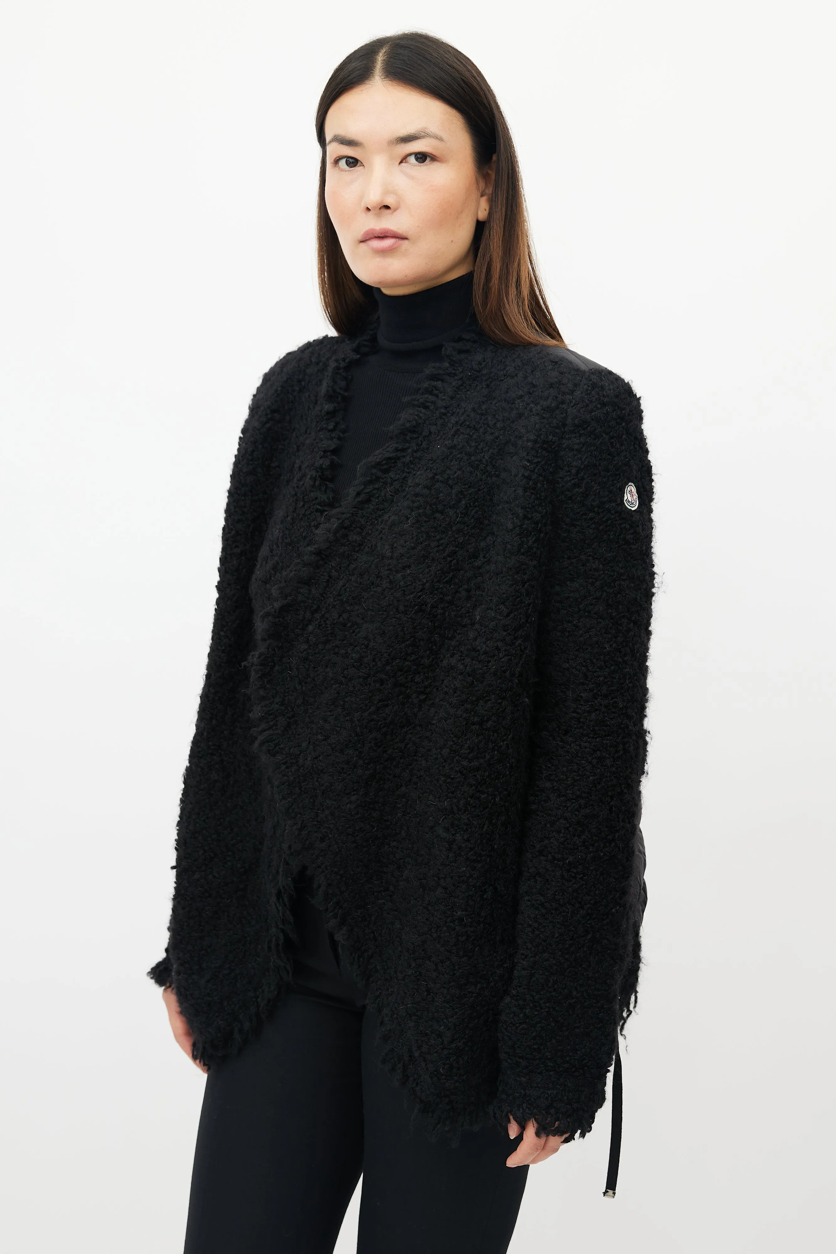 Black Maglia Down Cardigan