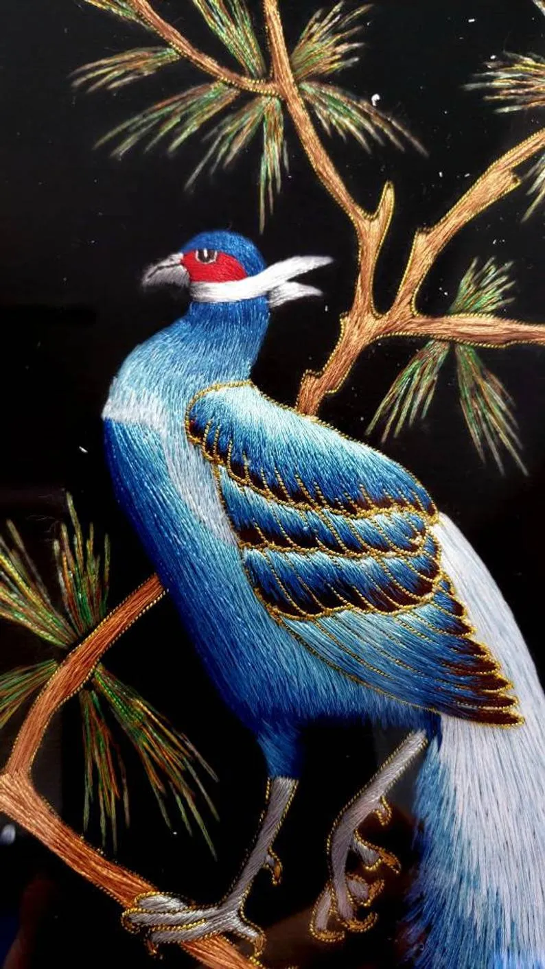 Blue Pheasant Wall Art