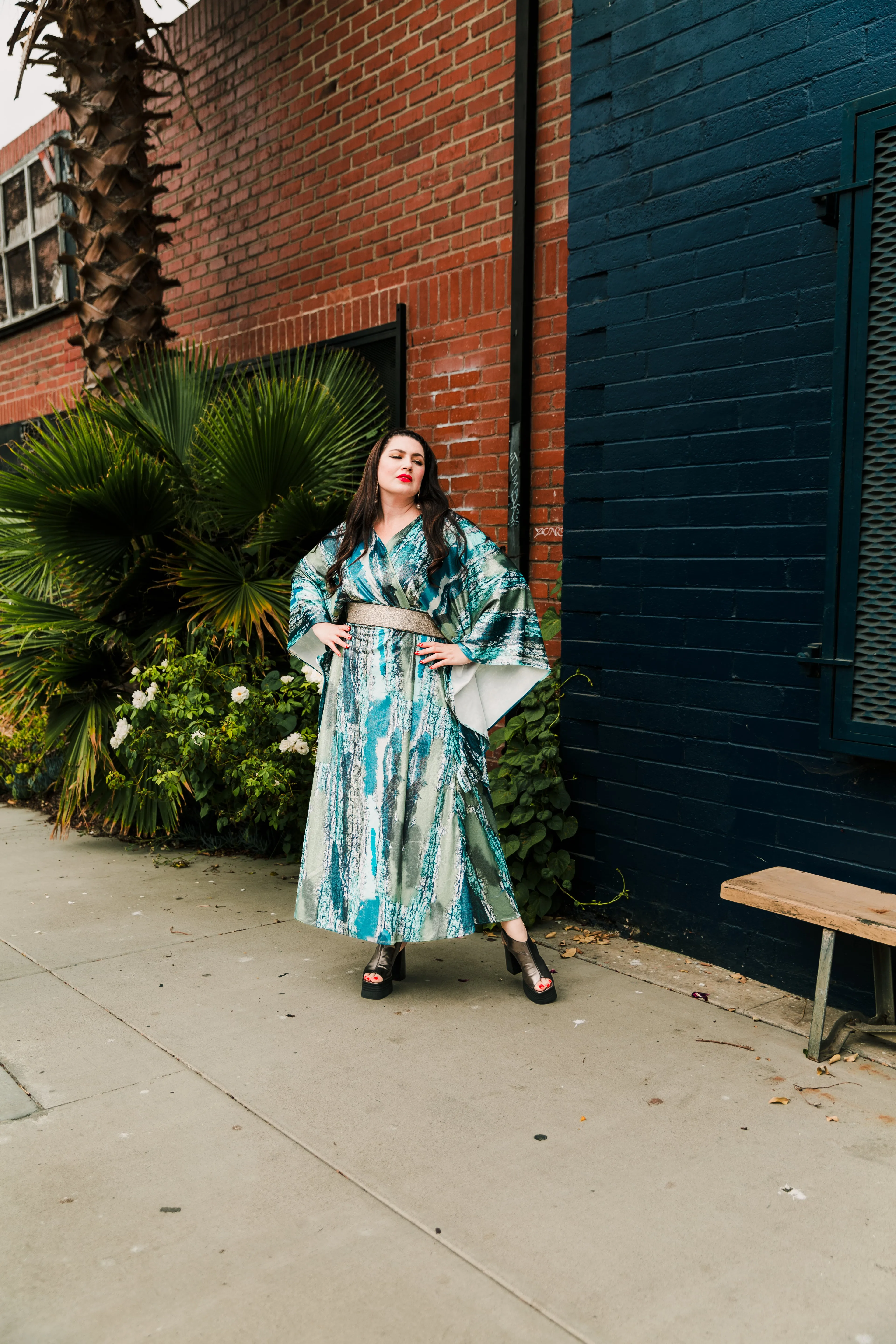 Bohémienne Kimono Robe “Fancy Lazy" Velvet