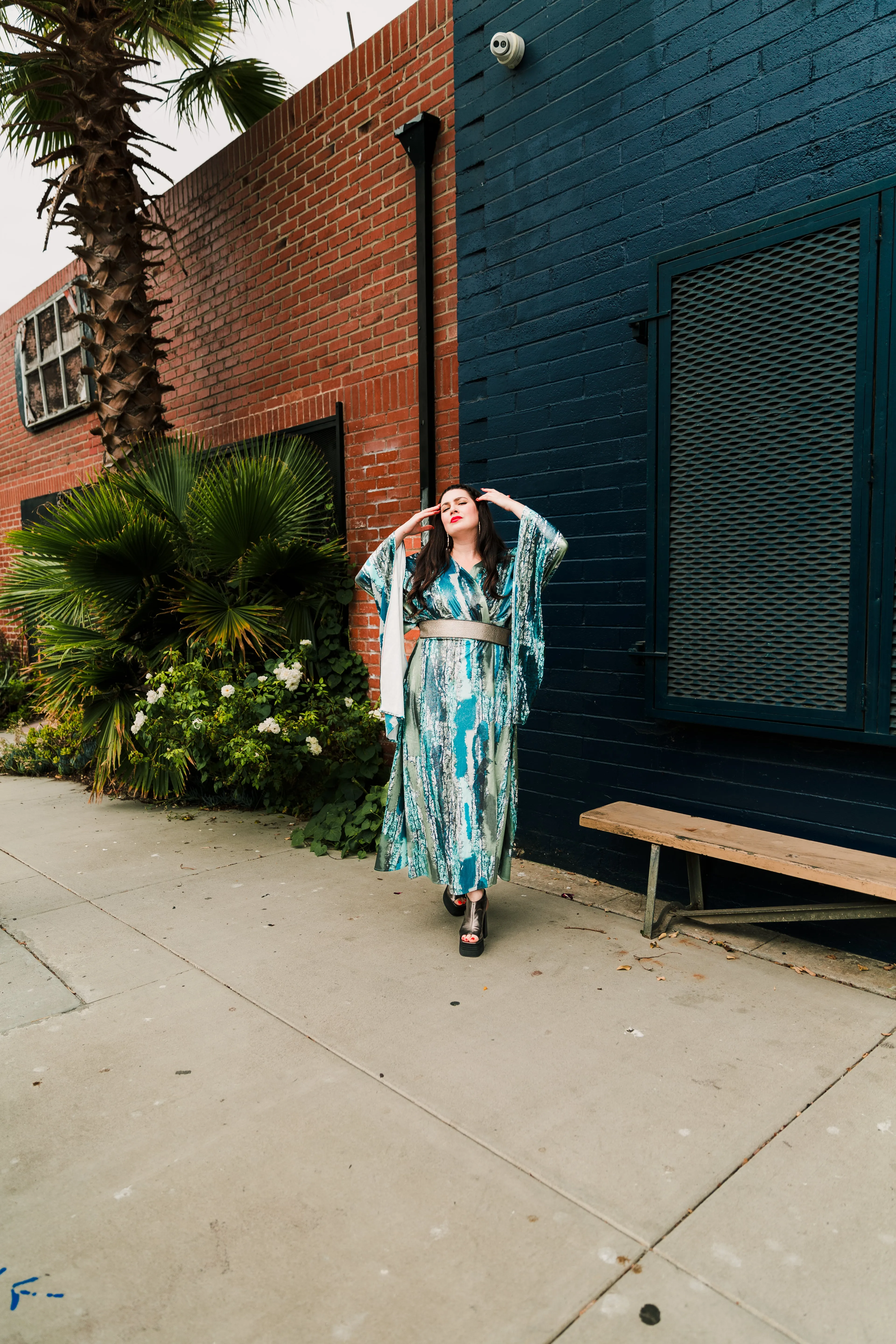 Bohémienne Kimono Robe “Fancy Lazy" Velvet