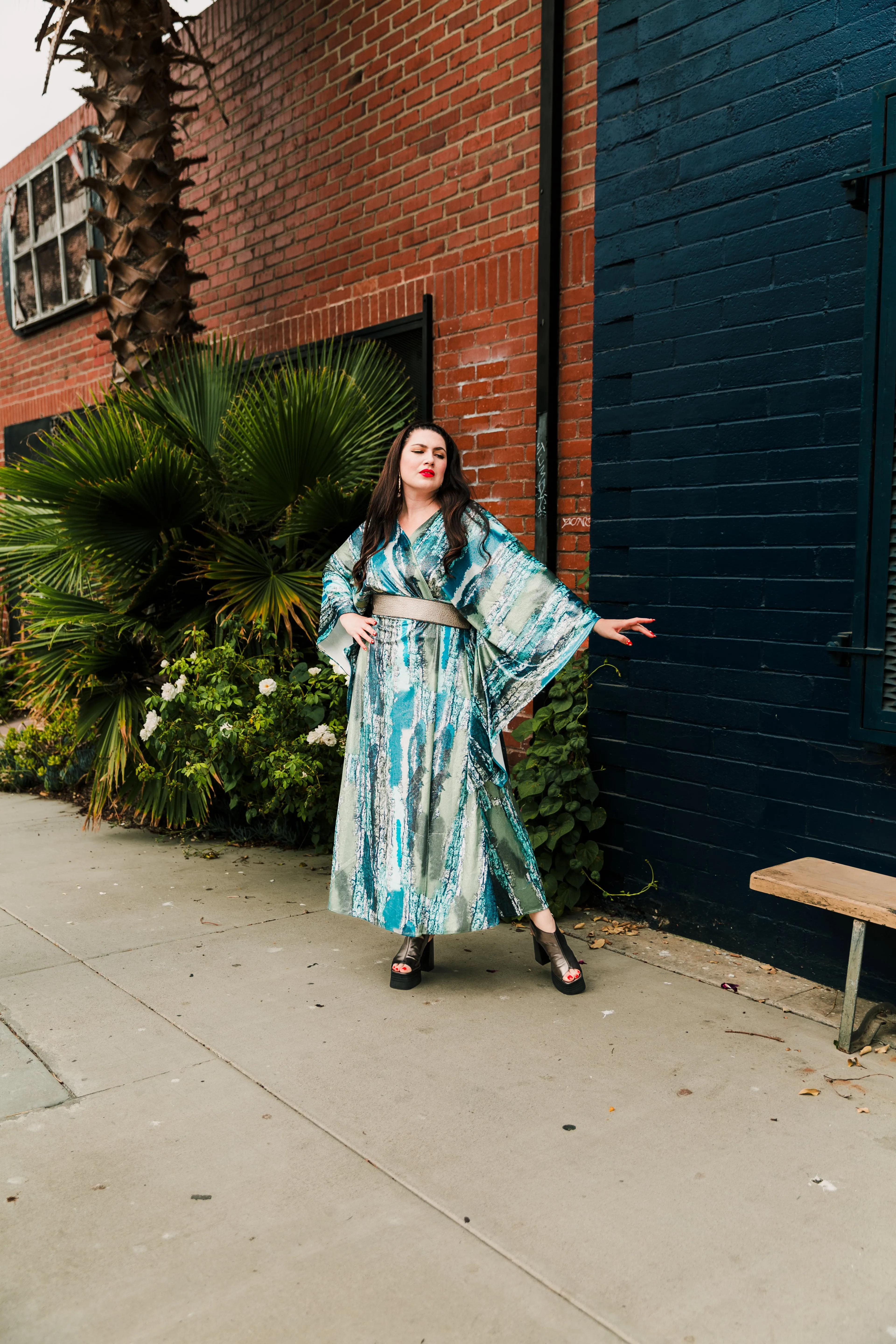 Bohémienne Kimono Robe “Fancy Lazy" Velvet