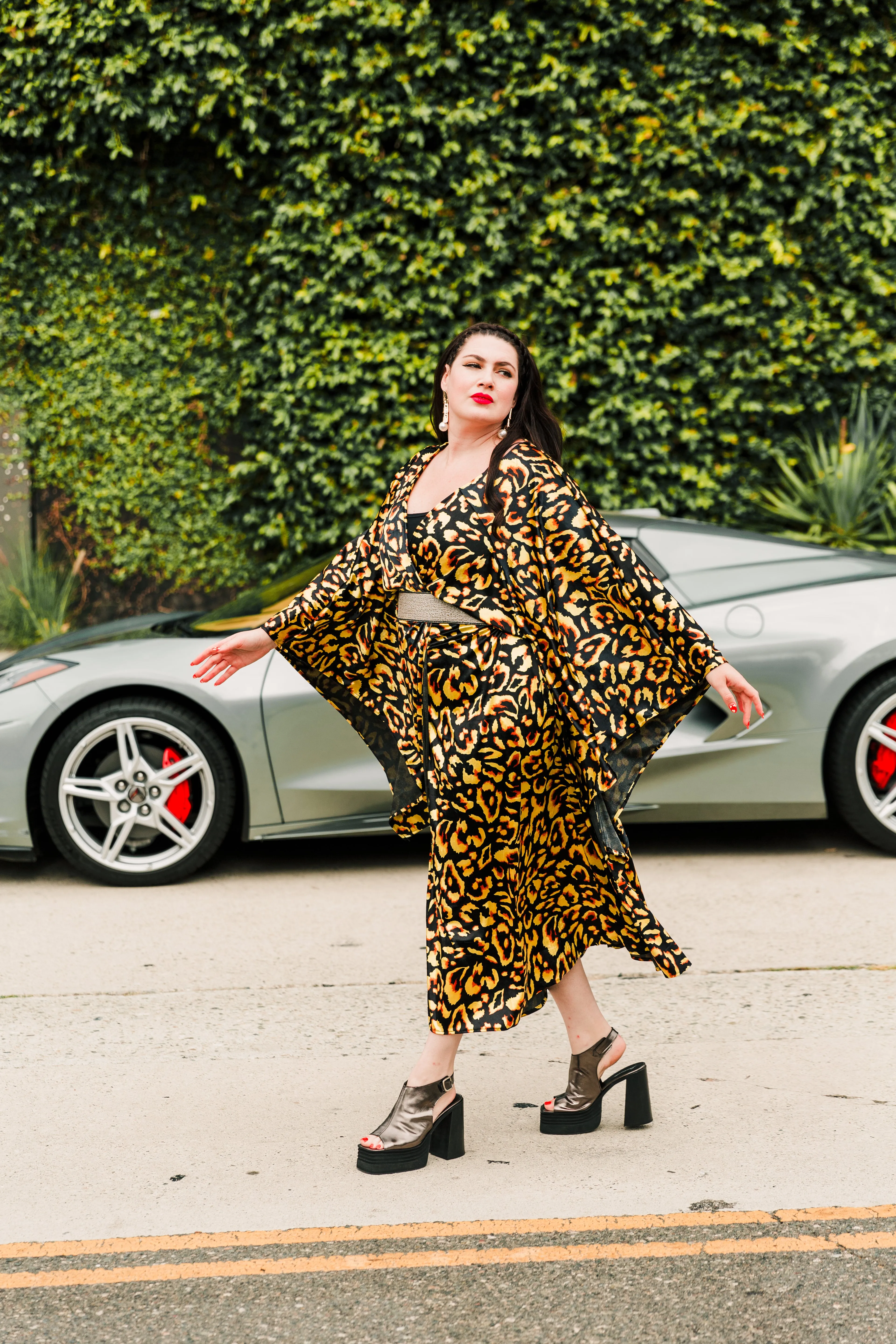 Bohémienne Kimono Robe “Wild Child Velvet"