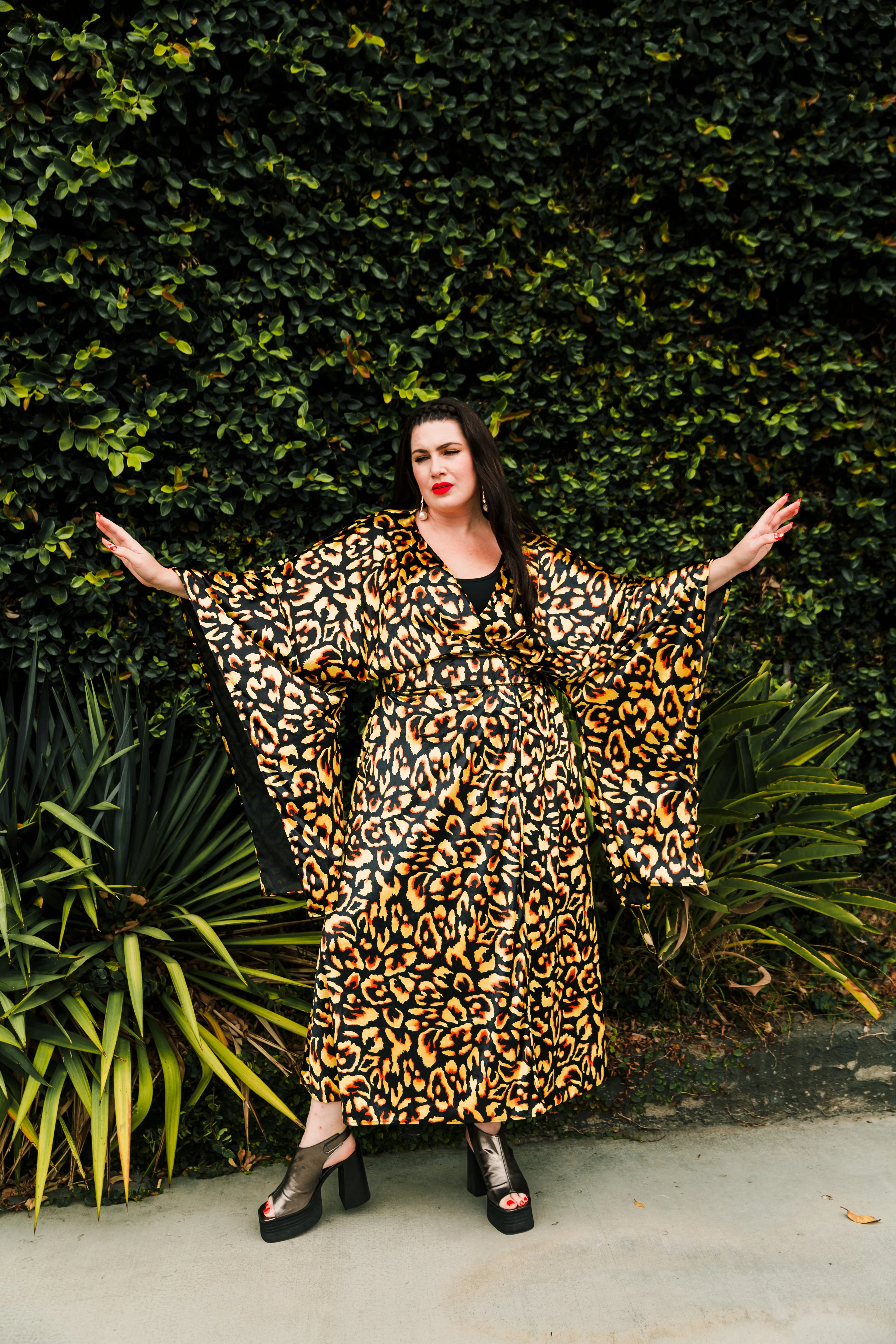 Bohémienne Kimono Robe “Wild Child Velvet"