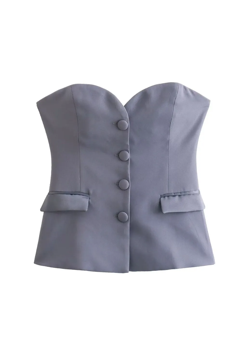 ‘Charlotte’ Bustier Top & Culottes Set (Sold Separately)