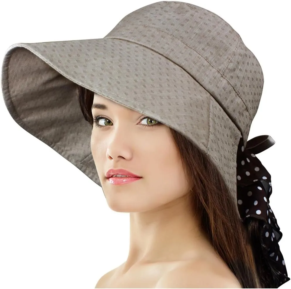 Dahlia Women's Summer Sun Hat - Fashion Flap Hat