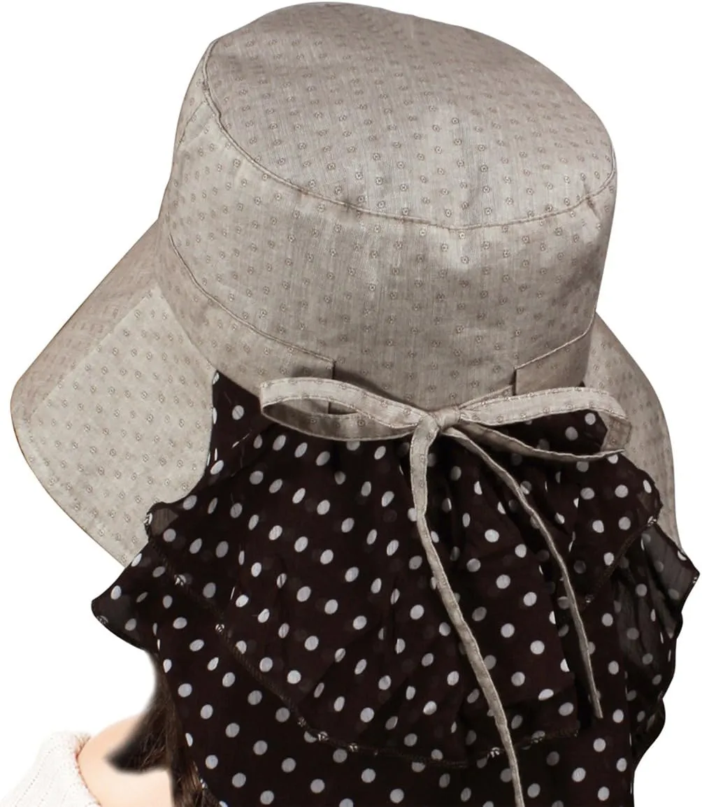 Dahlia Women's Summer Sun Hat - Fashion Flap Hat