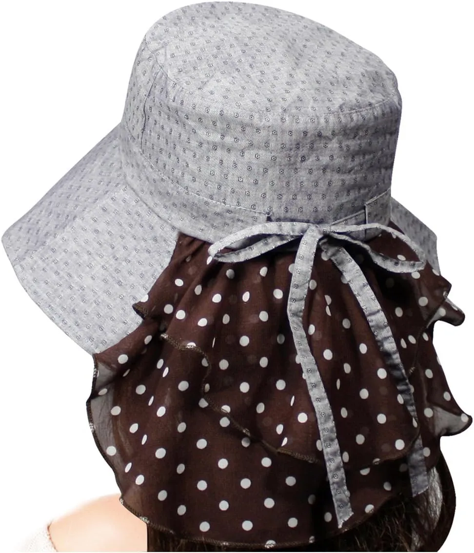 Dahlia Women's Summer Sun Hat - Fashion Flap Hat