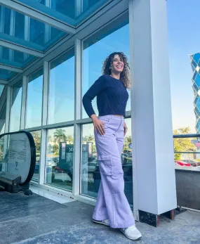 Essential Cargo Pants Lilac
