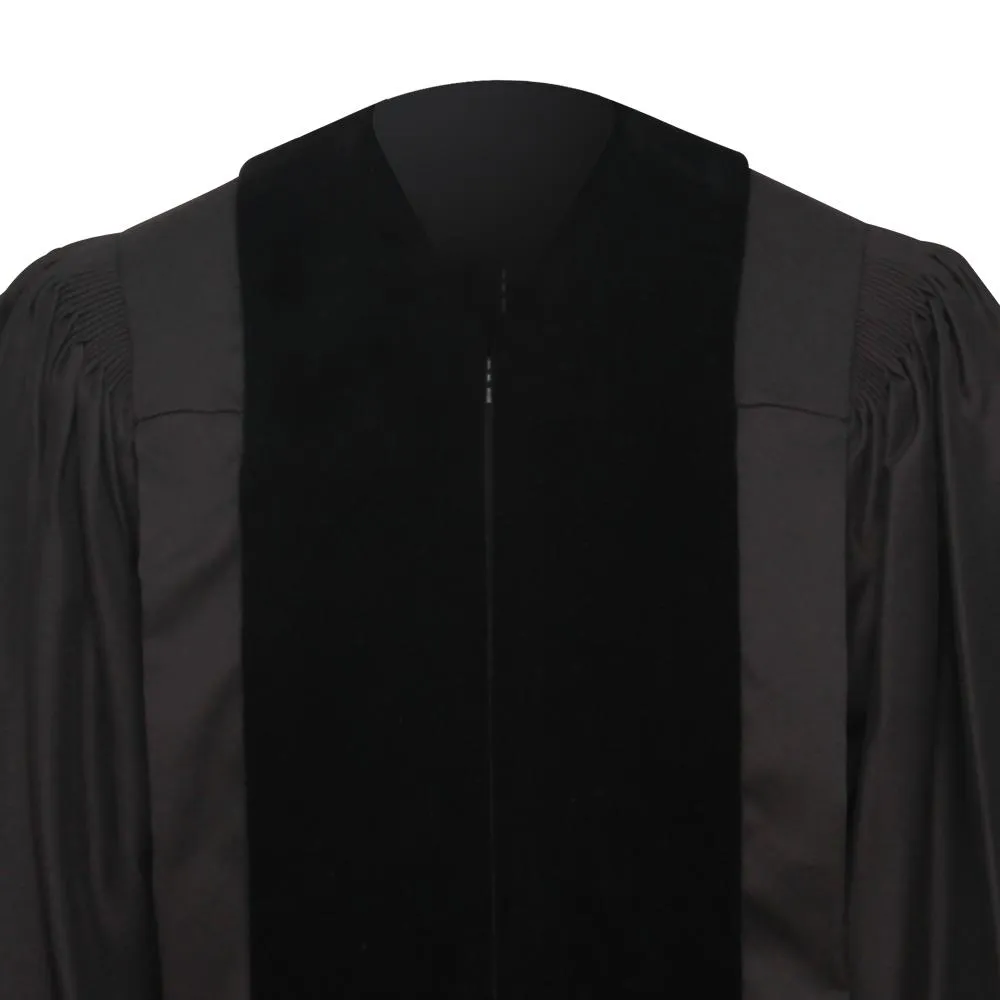 Front Velvet Geneva Pulpit Robe