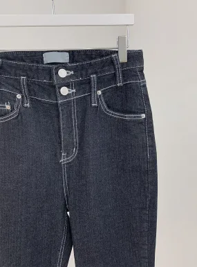 High Waist Bootcut Jeans IM12