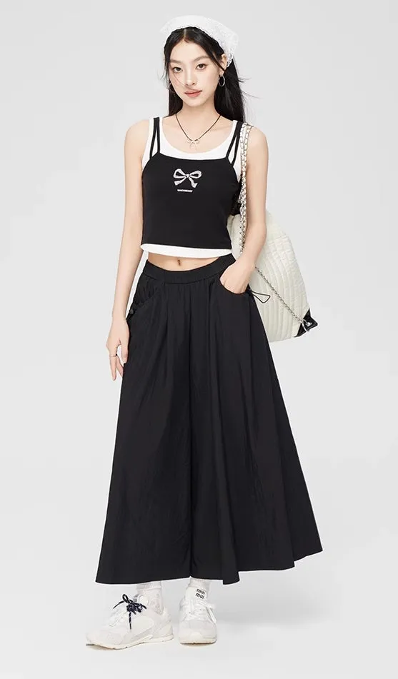 MACYMCCOY BREATHABLE AND VERSATILE CULOTTES
