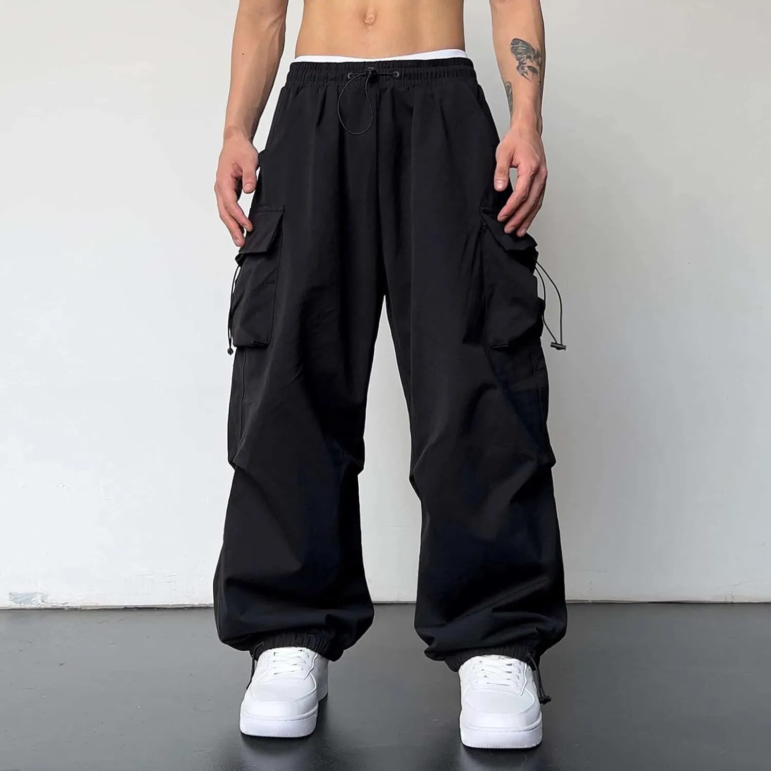 Men's Sweatpants with Zipper Pockets Tapered Joggers for Men Athletic Pants for Workout Jogging Pants
