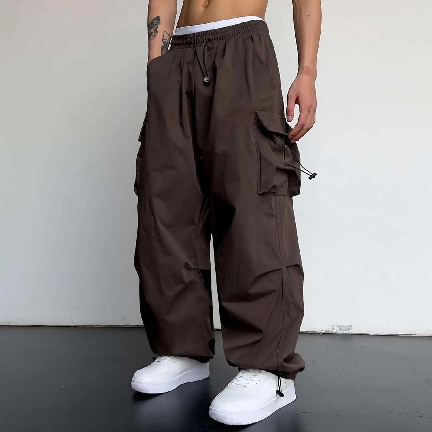 Men's Sweatpants with Zipper Pockets Tapered Joggers for Men Athletic Pants for Workout Jogging Pants