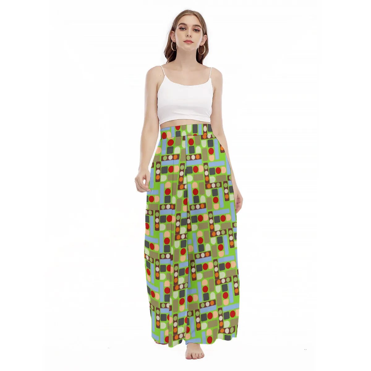 OD Women's High Waist Wide Leg Culottes TUL98