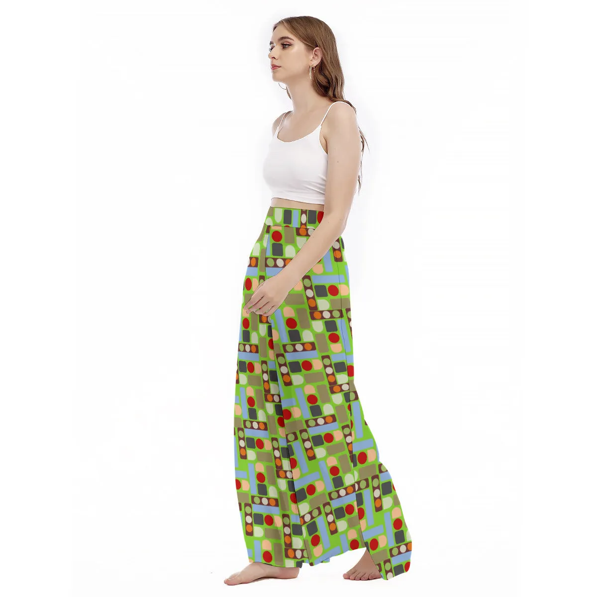 OD Women's High Waist Wide Leg Culottes TUL98