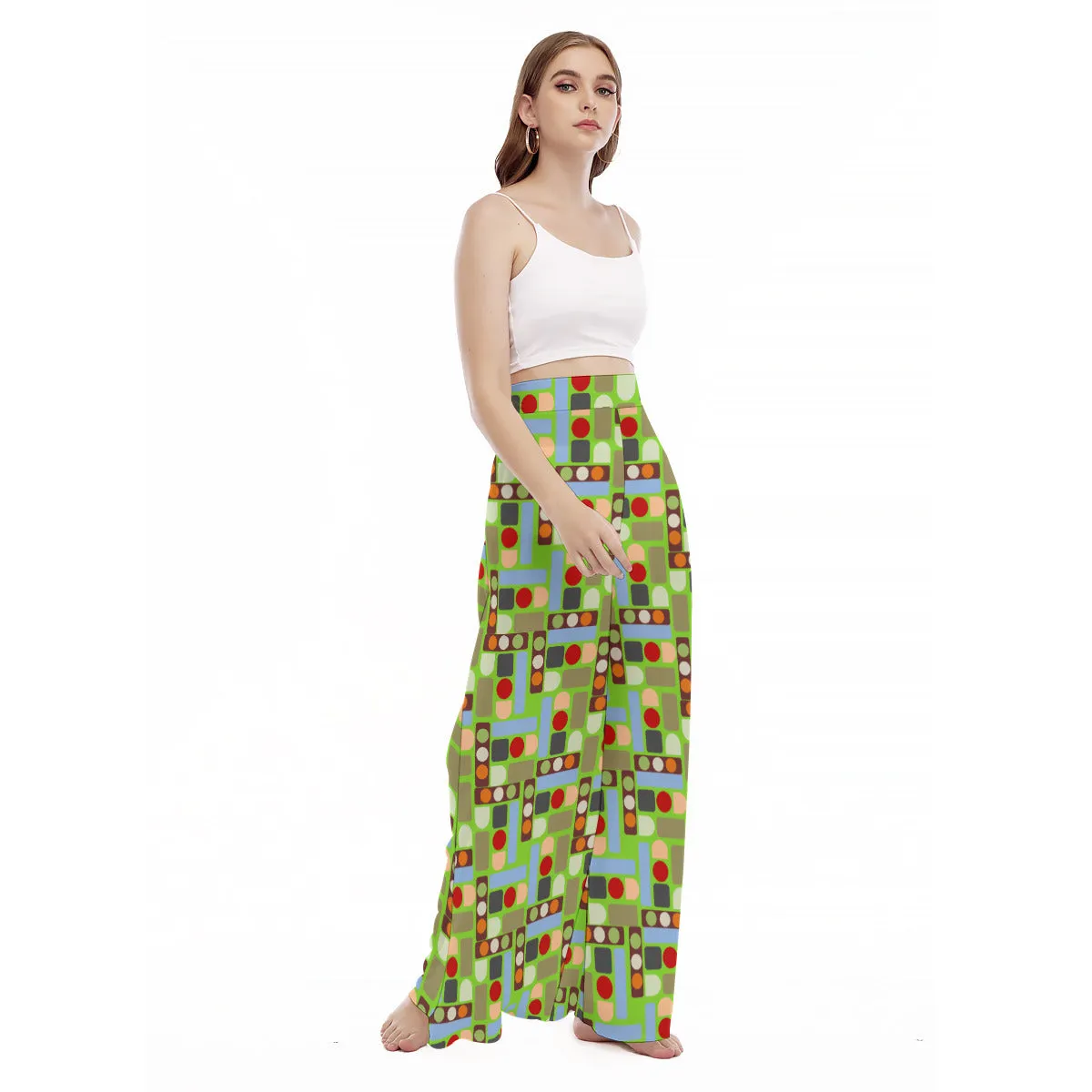 OD Women's High Waist Wide Leg Culottes TUL98