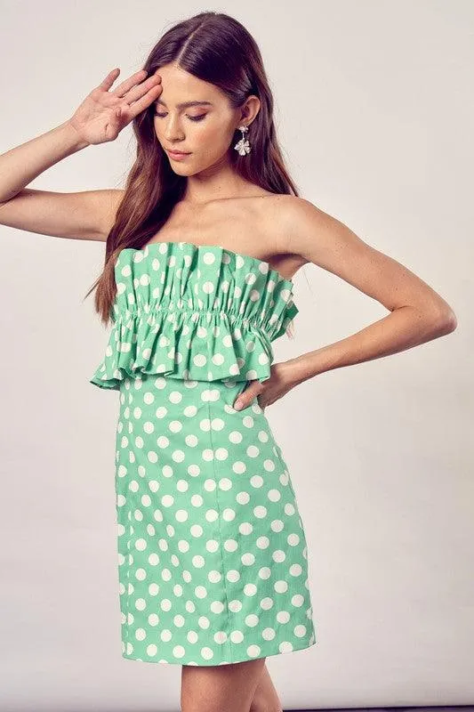 Ruffle Polka Dot Dress