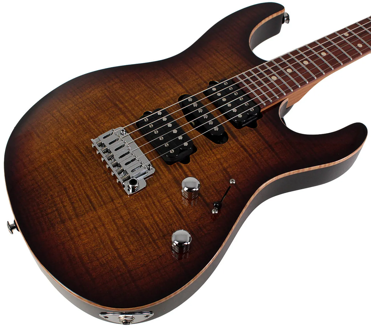 Suhr Modern Plus Guitar, Bengal Burst, Pau Ferro, HSH