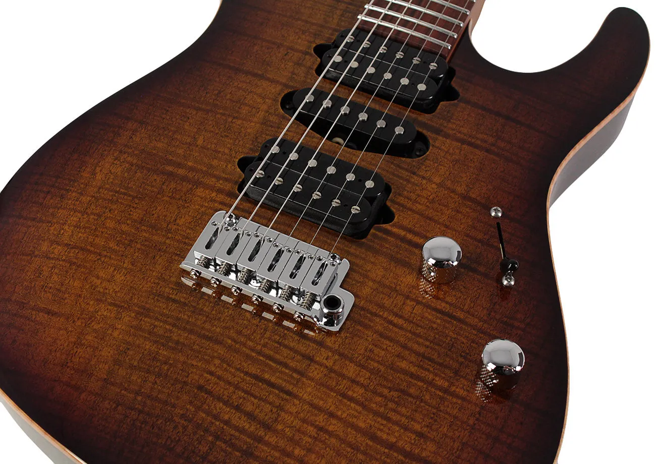 Suhr Modern Plus Guitar, Bengal Burst, Pau Ferro, HSH