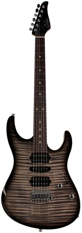 Suhr Modern Plus Guitar, Charcoal Burst, Pau Ferro, HSH