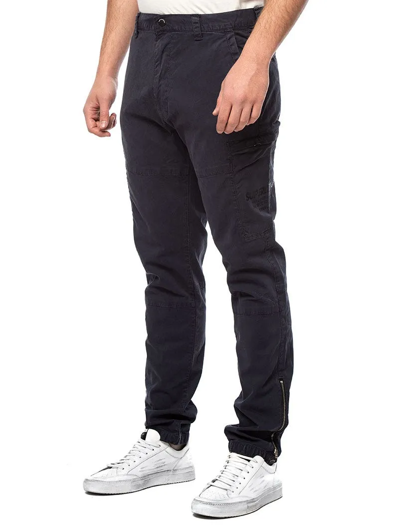 SURPLUS GOODS AVIATOR PANTS IN BLUE