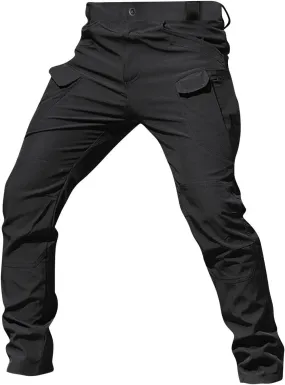Tactical Pants for Men Ripstop Cargo Water Resistant Hiking Pants Relaxed Fit Stretch Quick Dry Work Pant Multi Pockets