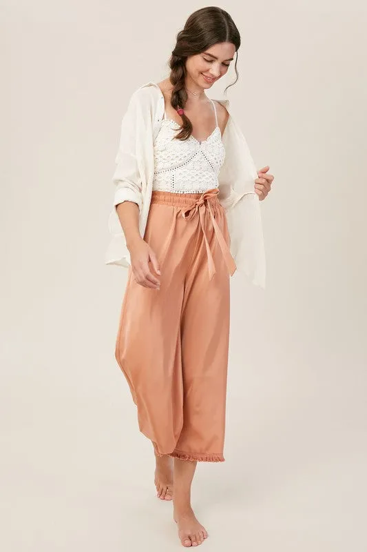 The Aspen Fringe Hem Culottes