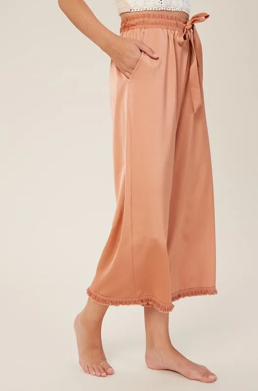 The Aspen Fringe Hem Culottes