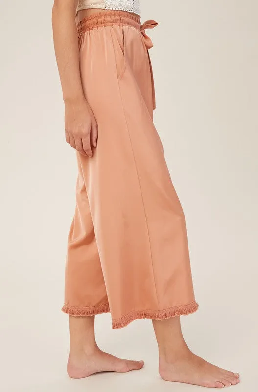 The Aspen Fringe Hem Culottes