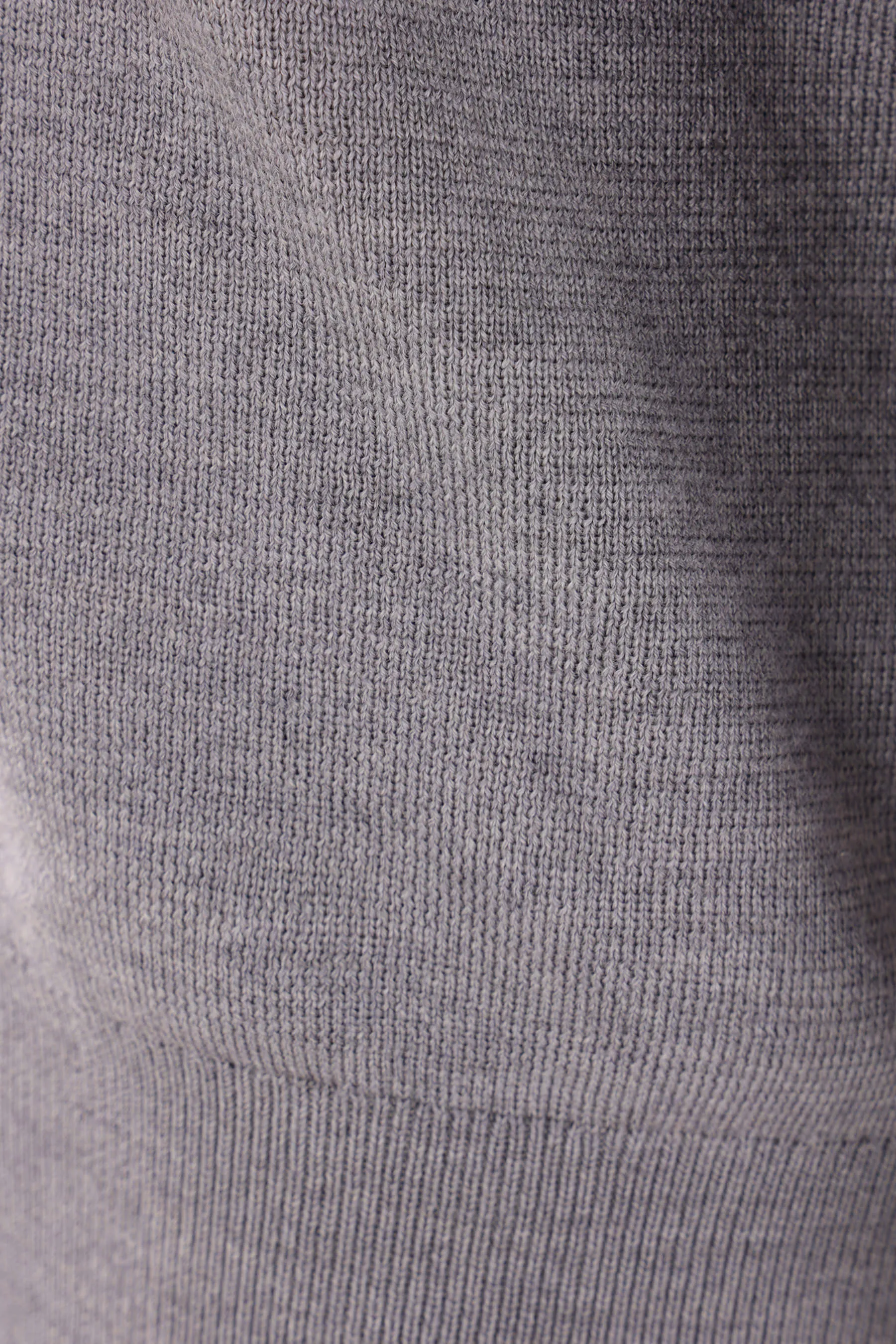 V-Neck Logo Embroidered Wool Sweater